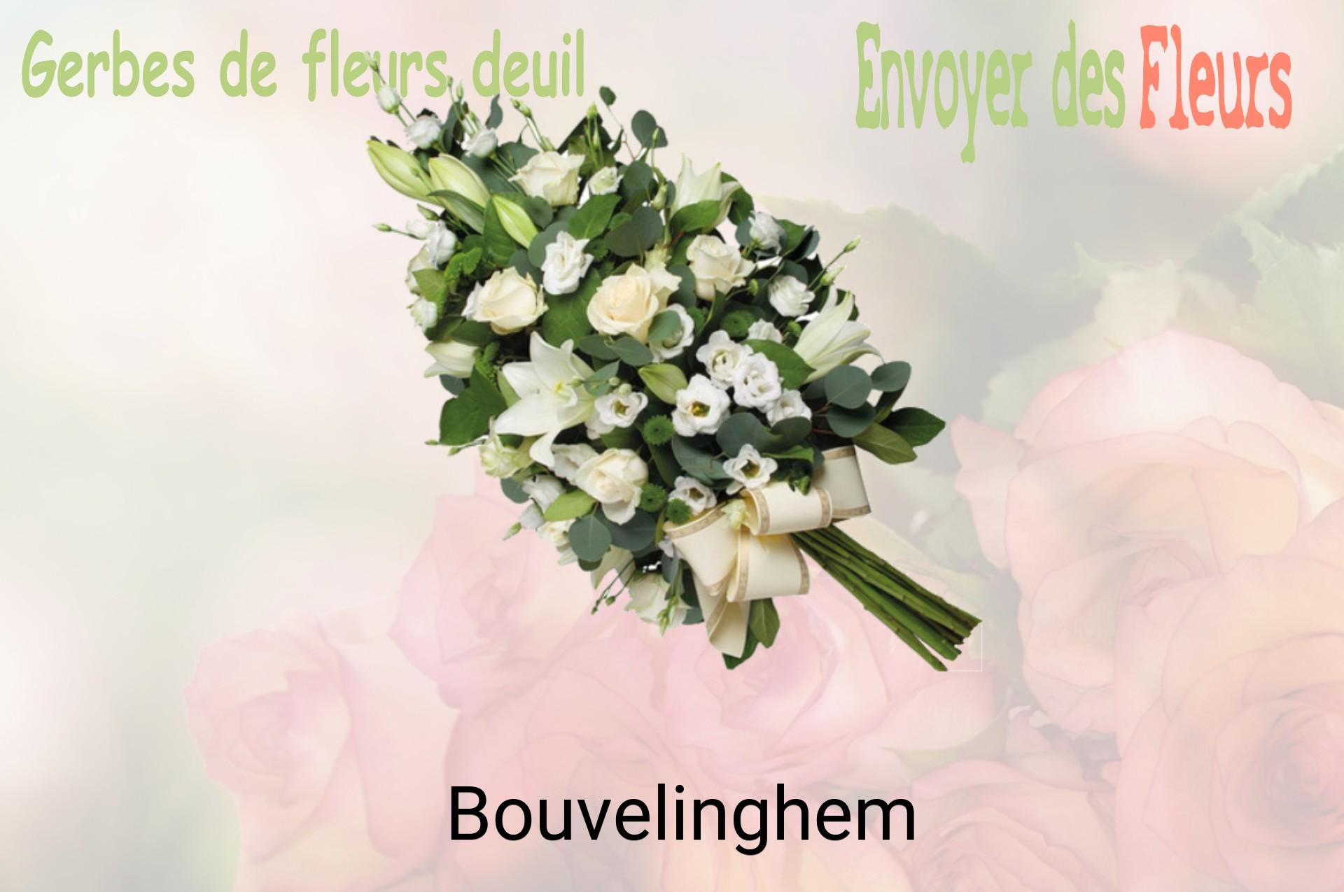 Gerbe de fleurs de deuil livrée à Bouvelinghem